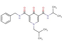 N-benzyl-1-isobutyl-N'-isopropyl-4-oxo-1,4-dihydro-3,5-pyridinedicarboxamide