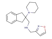(3-isoxazolylmethyl){[2-(1-piperidinyl)-2,3-dihydro-1H-inden-2-yl]methyl}amine
