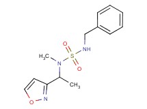 N'-benzyl-N-(1-isoxazol-3-ylethyl)-N-methylsulfamide