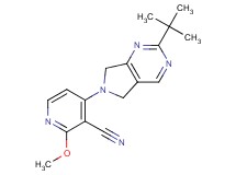 4-(2-tert-butyl-5,7-dihydro-6H-pyrrolo[3,4-d]pyrimidin-6-yl)-2-methoxynicotinonitrile
