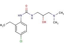 N-(4-chloro-2-ethylphenyl)-N'-[3-(dimethylamino)-2-hydroxypropyl]urea