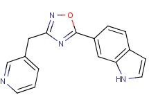 6-[3-(3-pyridinylmethyl)-1,2,4-oxadiazol-5-yl]-1H-indole trifluoroacetate