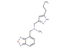 (2,1,3-benzoxadiazol-4-ylmethyl)methyl[(5-propyl-1H-pyrazol-3-yl)methyl]amine