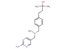4-(4-{[[(2-amino-5-pyrimidinyl)methyl](methyl)amino]methyl}phenyl)-2-methyl-2-butanol