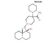 1'-{[(1R,9aR)-1-hydroxyoctahydro-2H-quinolizin-1-yl]methyl}-1,4'-bipiperidine-4'-carboxamide