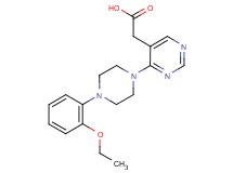 {4-[4-(2-ethoxyphenyl)piperazin-1-yl]pyrimidin-5-yl}acetic acid