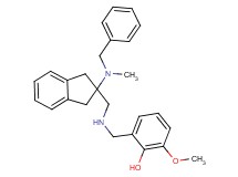 2-{[({2-[benzyl(methyl)amino]-2,3-dihydro-1H-inden-2-yl}methyl)amino]methyl}-6-methoxyphenol