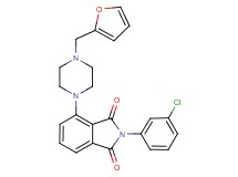 2-(3-chlorophenyl)-4-[4-(2-furylmethyl)-1-piperazinyl]-1H-isoindole-1,3(2H)-dione