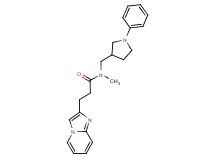 3-imidazo[1,2-a]pyridin-2-yl-N-methyl-N-[(1-phenyl-3-pyrrolidinyl)methyl]propanamide