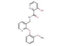 3-hydroxy-N-{[2-(2-methoxyphenoxy)pyridin-3-yl]methyl}pyridine-2-carboxamide