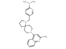 N,N-dimethyl-5-{[8-(2-methyl-4-quinolinyl)-1,8-diazaspiro[4.5]dec-1-yl]methyl}-2-pyridinamine