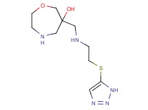 6-({[2-(1H-1,2,3-triazol-5-ylthio)ethyl]amino}methyl)-1,4-oxazepan-6-ol dihydrochloride