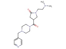 1-[2-(dimethylamino)ethyl]-4-{[4-(4-pyridinylmethyl)-1-piperazinyl]carbonyl}-2-pyrrolidinone