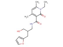 1-ethyl-N-[3-(2-furyl)-2-(hydroxymethyl)propyl]-4,6-dimethyl-2-oxo-1,2-dihydropyridine-3-carboxamide