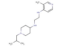 N-(1-isobutylpiperidin-4-yl)-N'-(3-methylpyridin-4-yl)ethane-1,2-diamine