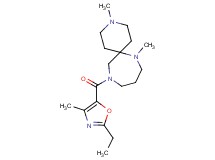 11-[(2-ethyl-4-methyl-1,3-oxazol-5-yl)carbonyl]-3,7-dimethyl-3,7,11-triazaspiro[5.6]dodecane
