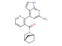4-{3-[(1R*,4S*)-2-azabicyclo[2.2.1]hept-2-ylcarbonyl]-2-pyridinyl}-1H-pyrrolo[2,3-b]pyridin-6-amine