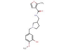N-{[1-(3-hydroxy-4-methoxybenzyl)pyrrolidin-3-yl]methyl}-2-methyl-3-furamide
