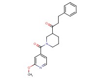 1-[1-(2-methoxyisonicotinoyl)-3-piperidinyl]-3-phenyl-1-propanone