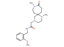 2-(1,9-dimethyl-10-oxo-1,4,9-triazaspiro[5.6]dodec-4-yl)-N-(2-methoxybenzyl)acetamide