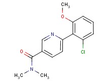 6-(2-chloro-6-methoxyphenyl)-N,N-dimethylnicotinamide