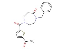 1-[(5-acetyl-2-thienyl)carbonyl]-4-benzyl-1,4-diazepan-5-one