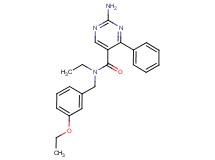 2-amino-N-(3-ethoxybenzyl)-N-ethyl-4-phenylpyrimidine-5-carboxamide