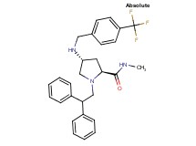 (4R)-1-(2,2-diphenylethyl)-N-methyl-4-{[4-(trifluoromethyl)benzyl]amino}-L-prolinamide