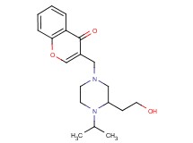 3-{[3-(2-hydroxyethyl)-4-isopropyl-1-piperazinyl]methyl}-4H-chromen-4-one