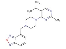 4-{[4-(5-isopropyl-2-methylpyrimidin-4-yl)piperazin-1-yl]methyl}-2,1,3-benzoxadiazole