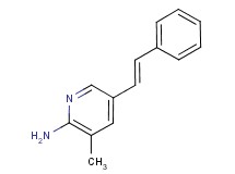 3-methyl-5-[(E)-2-phenylvinyl]pyridin-2-amine