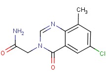 2-(6-chloro-8-methyl-4-oxoquinazolin-3(4H)-yl)acetamide