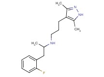3-(3,5-dimethyl-1H-pyrazol-4-yl)-N-[2-(2-fluorophenyl)-1-methylethyl]propan-1-amine