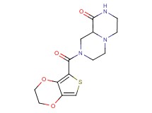 8-(2,3-dihydrothieno[3,4-b][1,4]dioxin-5-ylcarbonyl)hexahydro-2H-pyrazino[1,2-a]pyrazin-1(6H)-one