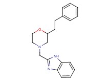 2-{[2-(2-phenylethyl)-4-morpholinyl]methyl}-1H-benzimidazole