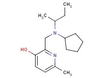 2-{[sec-butyl(cyclopentyl)amino]methyl}-6-methylpyridin-3-ol