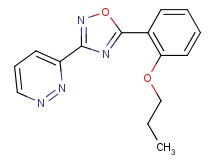 3-[5-(2-propoxyphenyl)-1,2,4-oxadiazol-3-yl]pyridazine