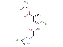 isopropyl 4-chloro-3-{[(4-chloro-1H-pyrazol-1-yl)acetyl]amino}benzoate