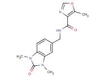 N-[(1,3-dimethyl-2-oxo-2,3-dihydro-1H-benzimidazol-5-yl)methyl]-5-methyl-1,3-oxazole-4-carboxamide