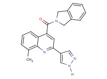 4-(1,3-dihydro-2H-isoindol-2-ylcarbonyl)-8-methyl-2-(1H-pyrazol-4-yl)quinoline