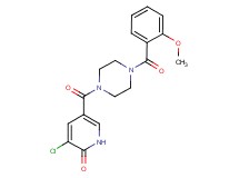 3-chloro-5-{[4-(2-methoxybenzoyl)-1-piperazinyl]carbonyl}-2(1H)-pyridinone