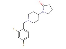 1-[1-(2,4-difluorobenzyl)piperidin-4-yl]pyrrolidin-2-one