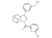 (3R*,3aR*,7aR*)-3-(3-methoxyphenyl)-1-[(6-methylpyridin-2-yl)carbonyl]octahydro-4,7-ethanopyrrolo[3,2-b]pyridine