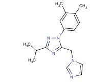 1-(3,4-dimethylphenyl)-5-(1H-imidazol-1-ylmethyl)-3-isopropyl-1H-1,2,4-triazole