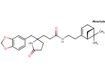 3-[2-(1,3-benzodioxol-5-ylmethyl)-5-oxo-2-pyrrolidinyl]-N-{2-[(1R,5S)-6,6-dimethylbicyclo[3.1.1]hept-2-en-2-yl]ethyl}propanamide