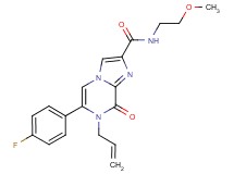 7-allyl-6-(4-fluorophenyl)-N-(2-methoxyethyl)-8-oxo-7,8-dihydroimidazo[1,2-a]pyrazine-2-carboxamide