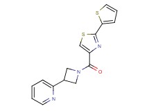 2-(1-{[2-(2-thienyl)-1,3-thiazol-4-yl]carbonyl}-3-azetidinyl)pyridine