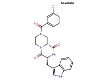(3S,9aR)-8-(3-chlorobenzoyl)-3-(1H-indol-3-ylmethyl)tetrahydro-2H-pyrazino[1,2-a]pyrazine-1,4(3H,6H)-dione