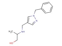 2-{[(1-benzyl-1H-pyrazol-4-yl)methyl]amino}propan-1-ol