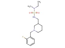 N-ethyl-N'-{[1-(2-fluorobenzyl)piperidin-3-yl]methyl}-N-methylsulfamide